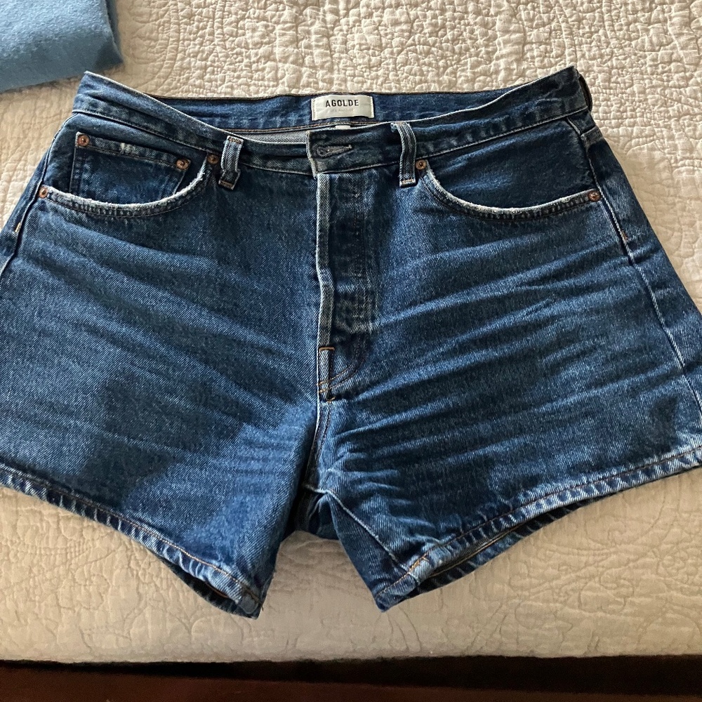 Agolde Parker Long Enamour Shorts